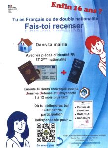 Fais toi recenser !