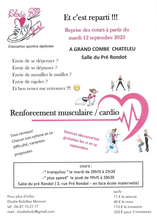 Renforcement Musculaire/Cardio